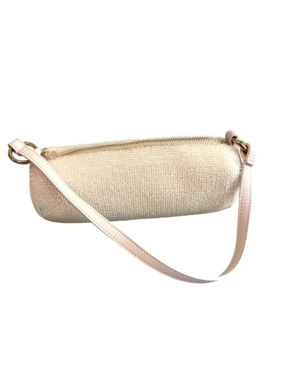 Frasier Sterling Icon Beaded Bag in Vanilla